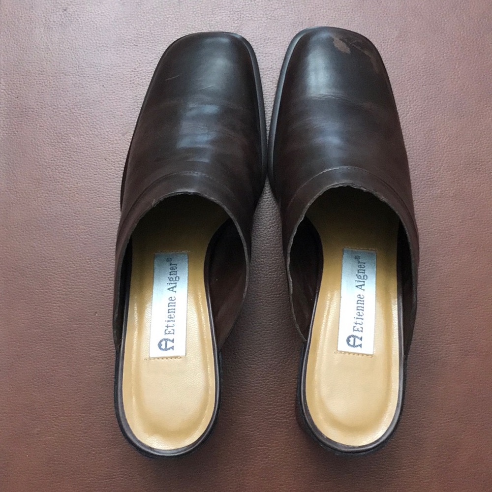 Etienne Aigner Brown Heels